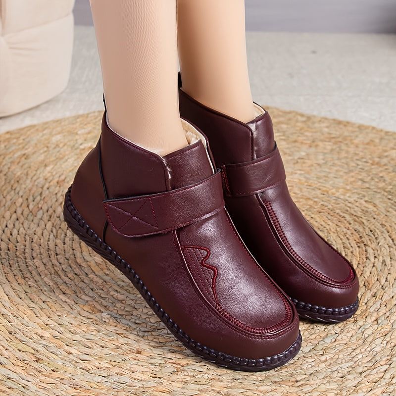 Botines con velcro