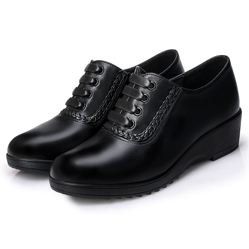 Zapatos casuales de cuero auténtico