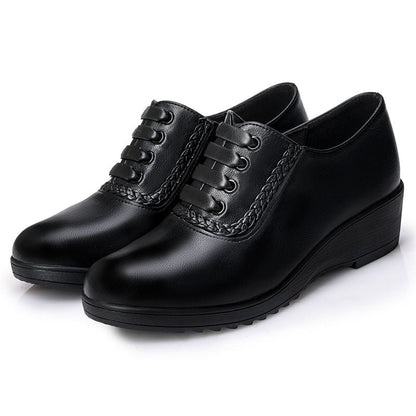 Zapatos casuales de cuero auténtico