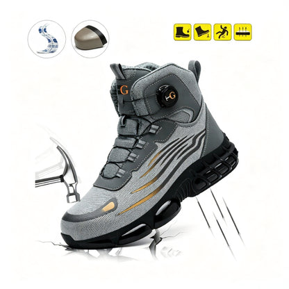 Zapatos de seguridad para hombre, resistentes, duraderos e impermeables