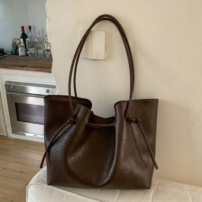 【Compra 1 y lleva 2】Bolso de hombro de gran capacidad, cuero de primera calidad
