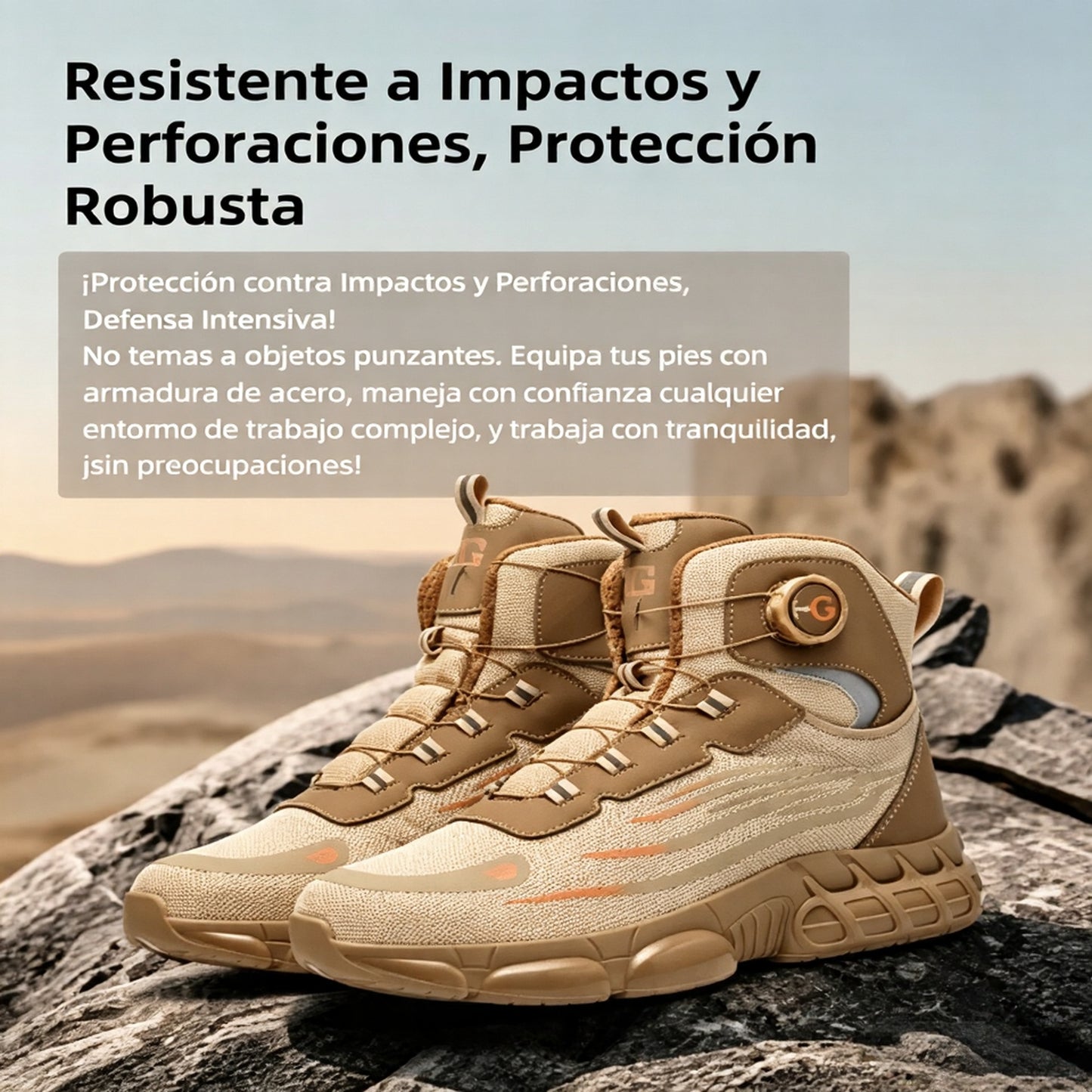 Zapatos de seguridad para hombre, resistentes, duraderos e impermeables