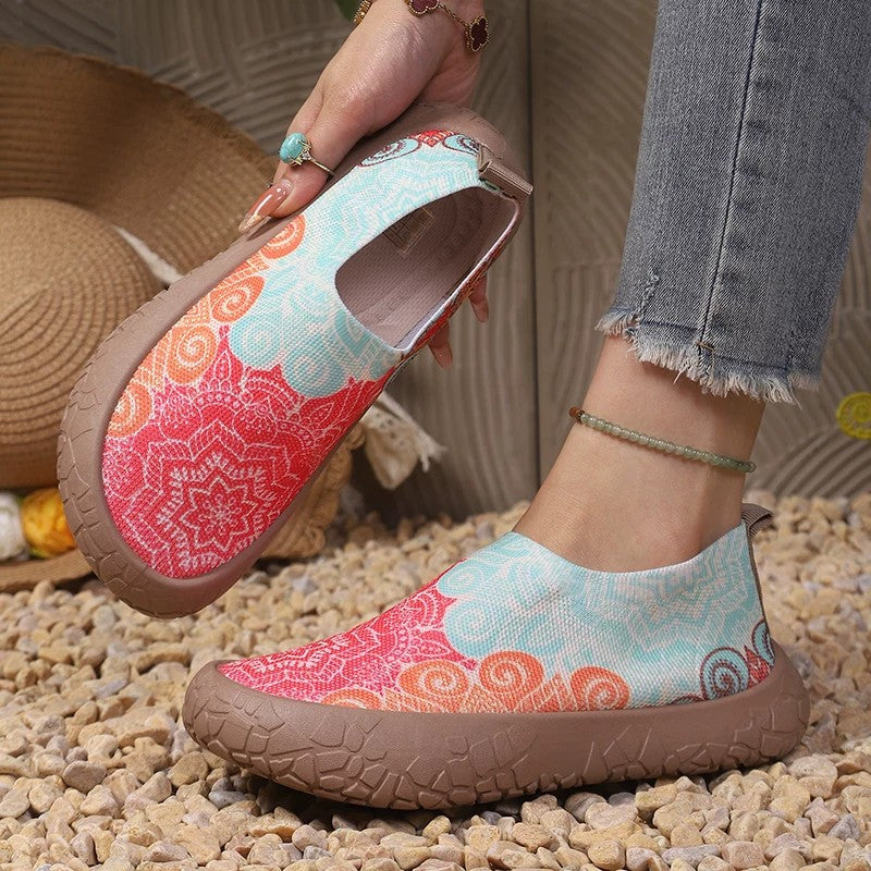 Zapatos casuales cómodos y transpirables, suela blanda antideslizante, slip-on