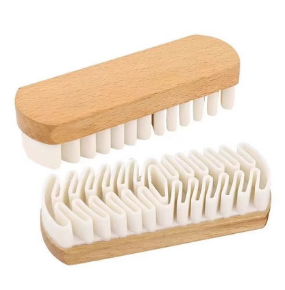 Escova de camurça para reverter a pilha Escova para sapatos de pele de veado Velour Care