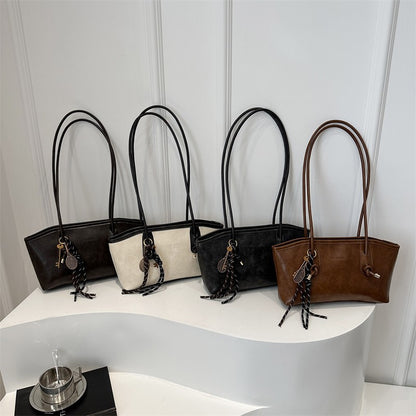 Elegante y con estilo bolso bandolera de gran capacidad para mujer, bolso multifuncional.