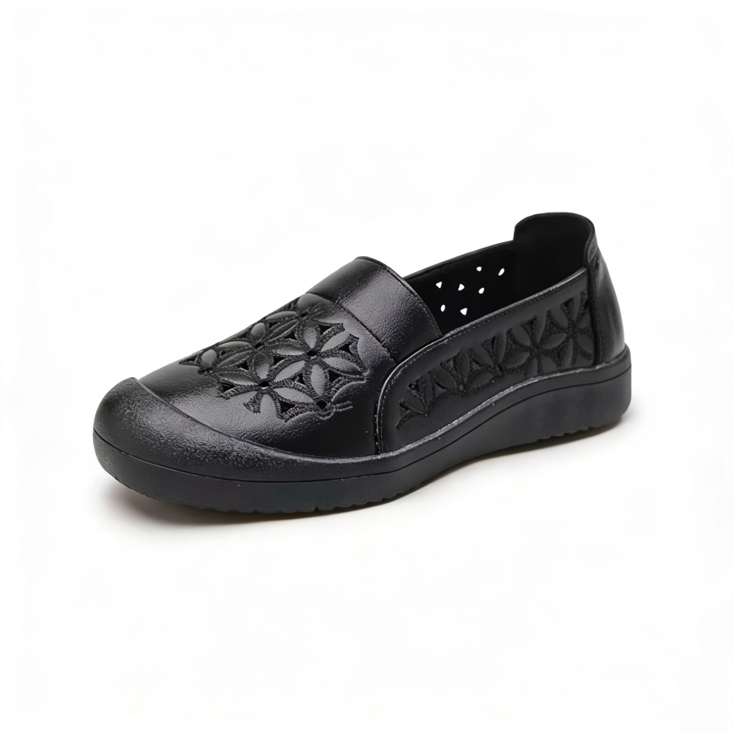 Zapatos planos calados y cómodos