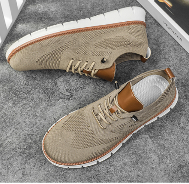 Zapatos oxford de malla para hombre, calzado casual de negocios para caminar, zapatillas cómodas