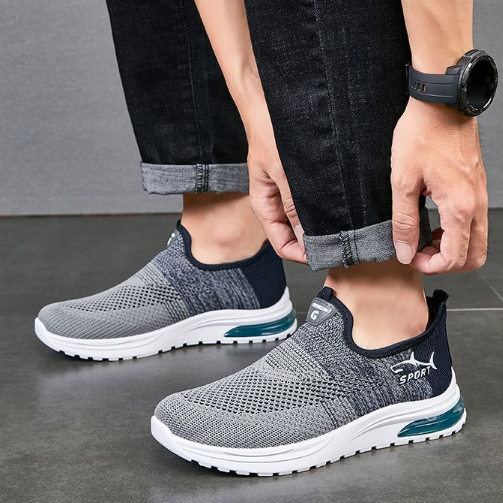Zapatos casuales transpirables de tiburón para hombre