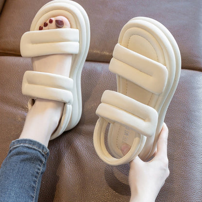 Sandalias de pan de suela gruesa