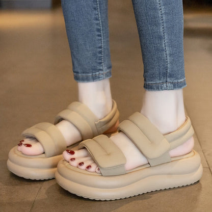 Sandalias de pan de suela gruesa