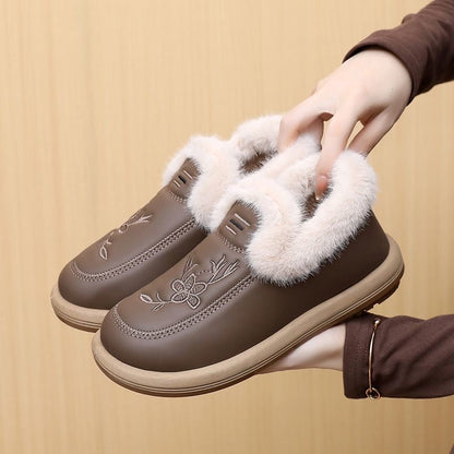 Zapatos de piel antideslizantes engrosados