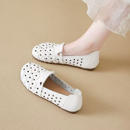 Mocasines huecos de suela blanda