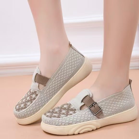 Zapatos Tejidos Transpirables para Mujer