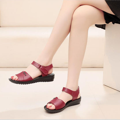 Sandalias planas anchas 2025 para mujer