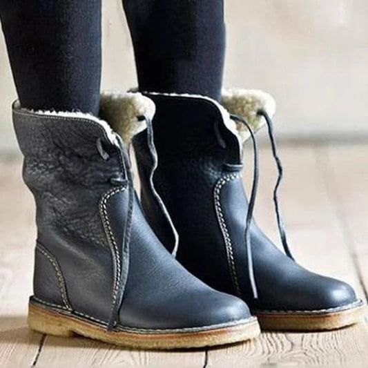 Botas impermeables de cuero