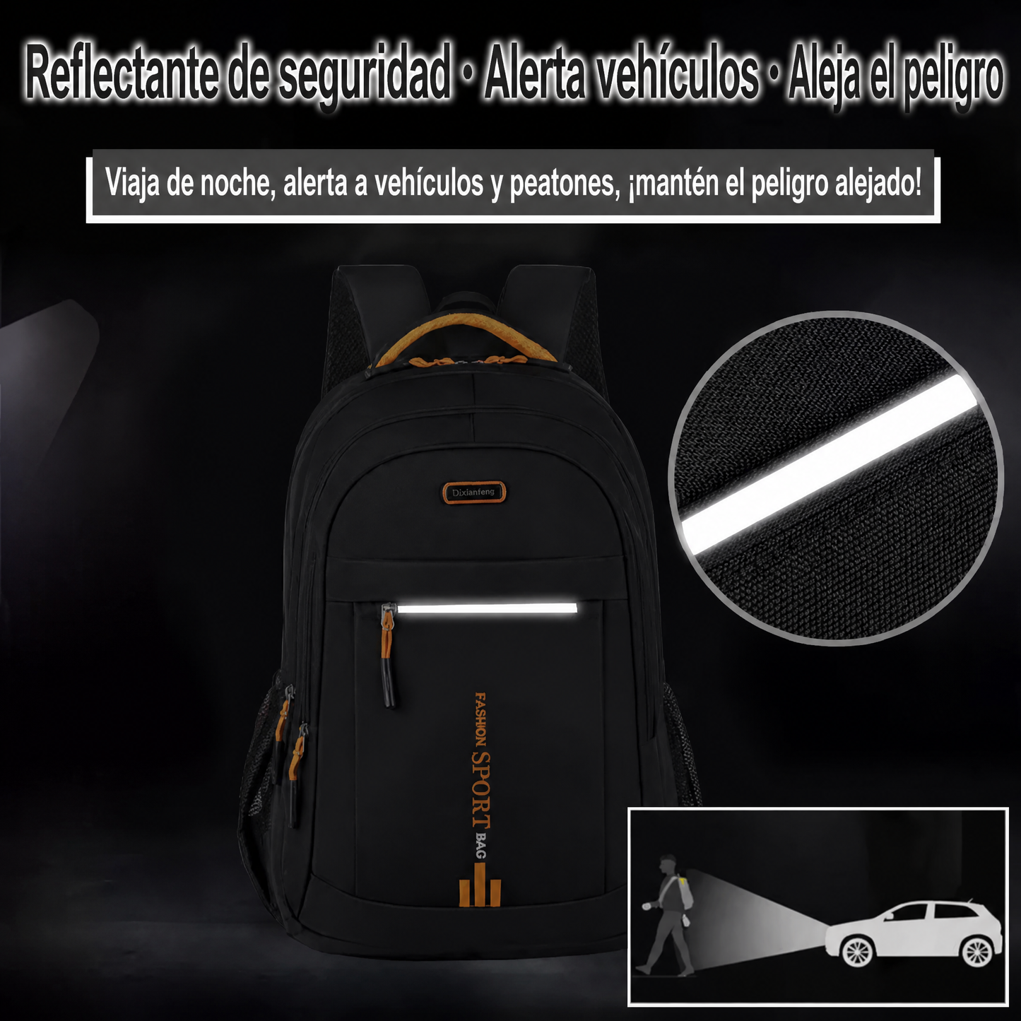 Mochila de gran capacidad para adolescentes, mochila escolar para laptop, bolsa deportiva impermeable