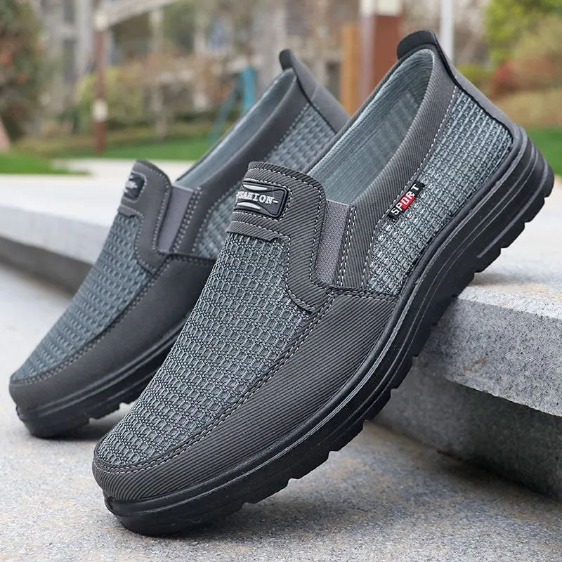 nuevos zapatos de malla para hombres