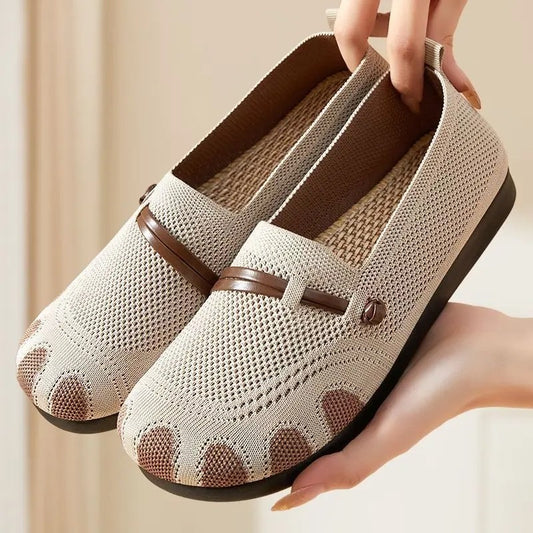 Zapatos de suela blanda transpirables y cómodos para mujer