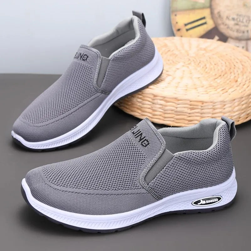 Zapatillas de tenis de suela gruesa antideslizantes de moda para hombre