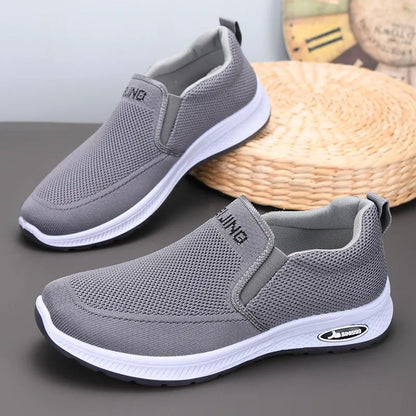 Zapatillas de tenis de suela gruesa antideslizantes de moda para hombre
