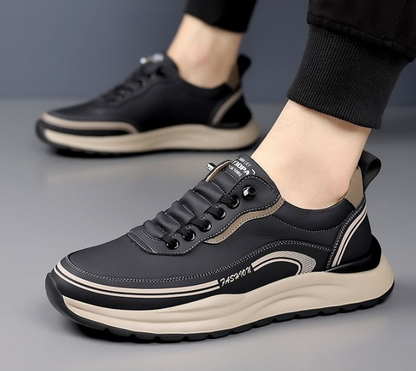 Zapatos deportivos de suela blanda (cuero)
