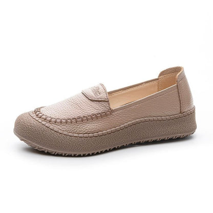 Zapatos de suela blanda fabricados en 100% cuero genuino de vaca, suaves y cómodos