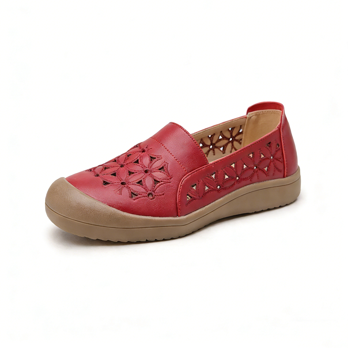 Zapatos planos calados y cómodos
