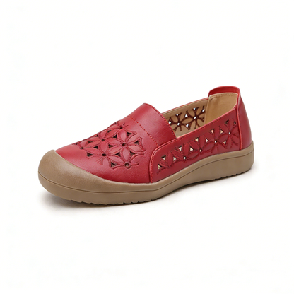 Zapatos planos calados y cómodos