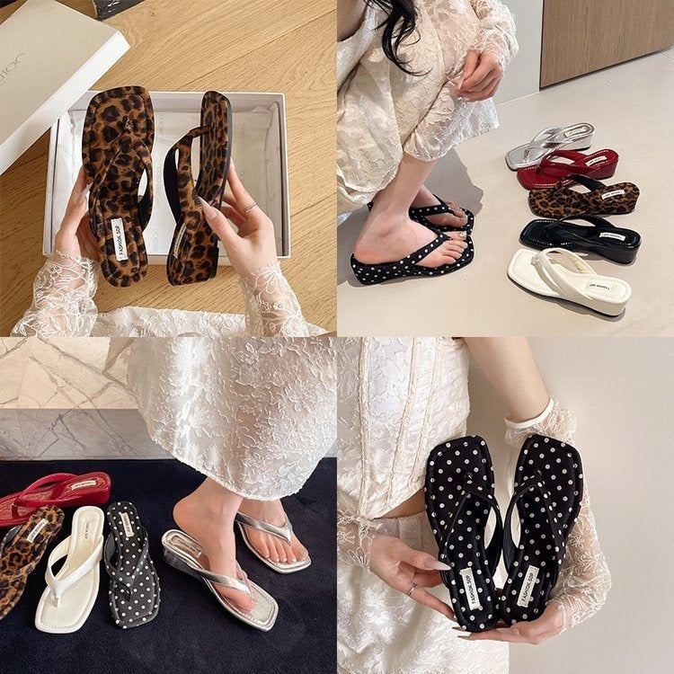 Sandalias estilo francés, flip-flops cómodos
