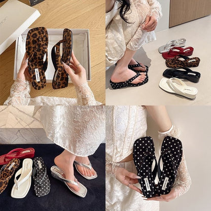 Sandalias estilo francés, flip-flops cómodos