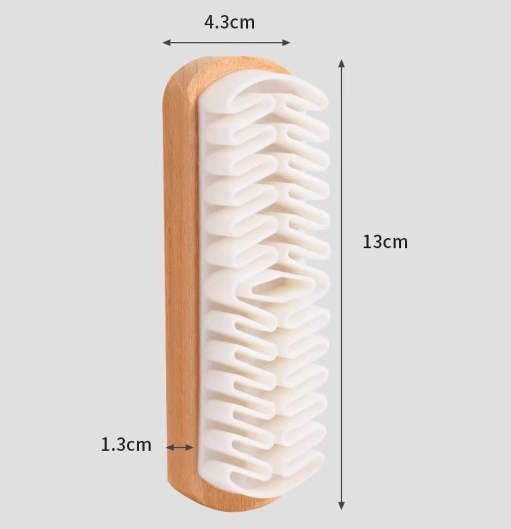 Escova de camurça para reverter a pilha Escova para sapatos de pele de veado Velour Care