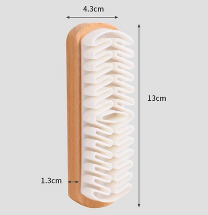 Escova de camurça para reverter a pilha Escova para sapatos de pele de veado Velour Care