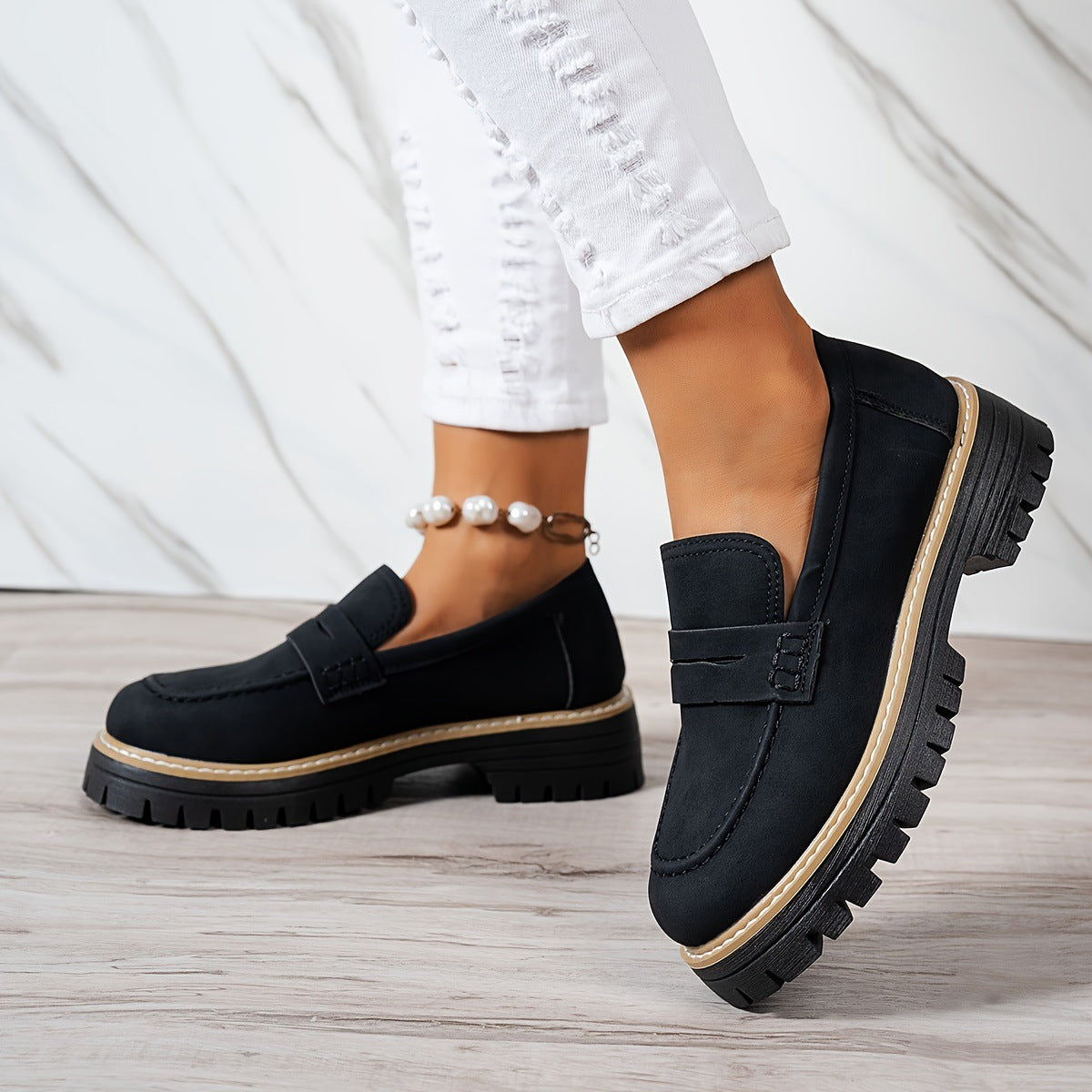 Zapatos de plataforma para mujer, informales y cómodos.