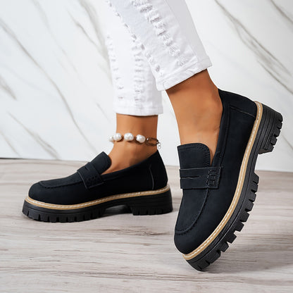 Zapatos de plataforma para mujer, informales y cómodos.