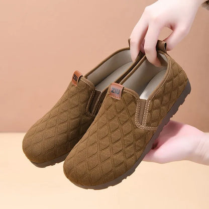 Zapatos casuales cómodos con punta redonda 2025