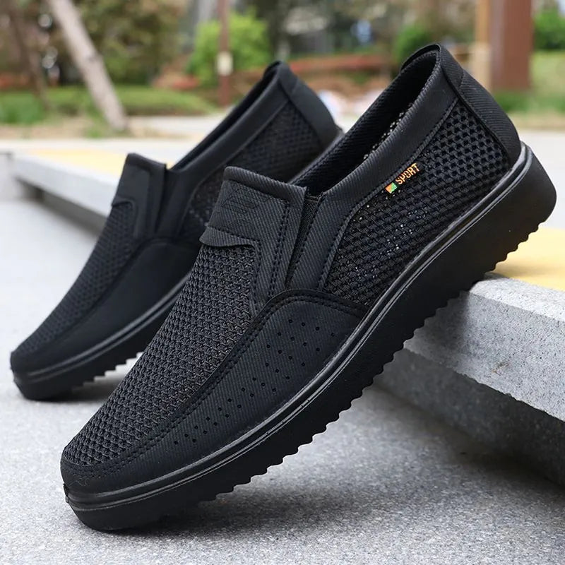 nuevos zapatos de malla para hombres