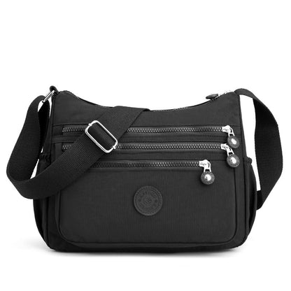 Bolso bandolera de gran capacidad para mujer, tela de nailon, bolso ligero y casual