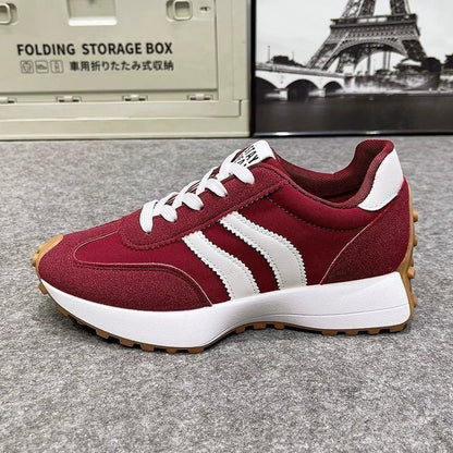 Zapatillas deportivas cómodas y transpirables para mujer, suela de goma antideslizante, calzado casua