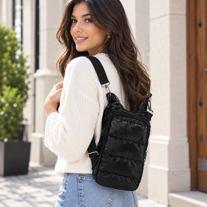 Bolsa Crossbody para Mujer Acolchada Ligera y Cómoda