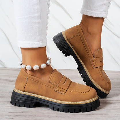 Zapatos de plataforma para mujer, informales y cómodos.