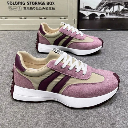 Zapatillas deportivas cómodas y transpirables para mujer, suela de goma antideslizante, calzado casua