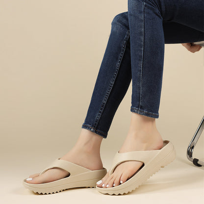Chancletas de mujer 2026: sandalias ortopédicas con soporte de arco y suela antideslizante.