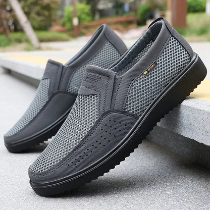 nuevos zapatos de malla para hombres