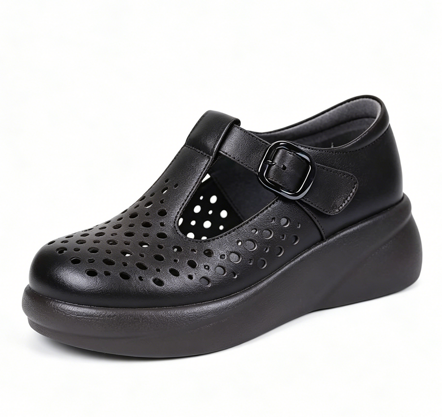 Zapatos de suela blanda transpirables y ahuecados