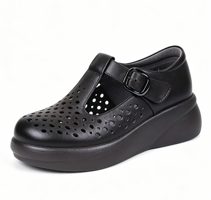 Zapatos de suela blanda transpirables y ahuecados
