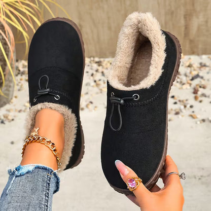 Zapatos cálidos sin cordones para mujer