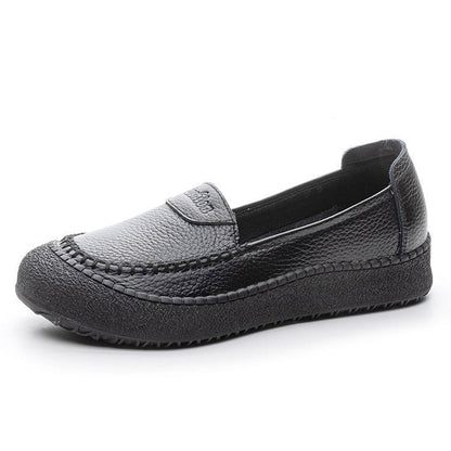Zapatos de suela blanda fabricados en 100% cuero genuino de vaca, suaves y cómodos