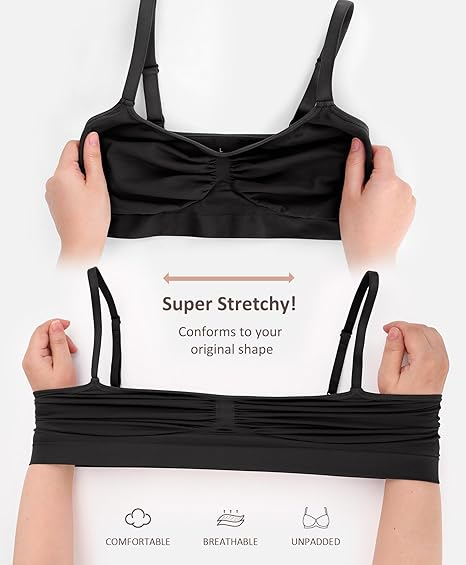 🔥Compra 1 y llévate 1 gratis (2 piezas)：Sujetador esculpido sin aros y sin relleno de cobertura total para mujer