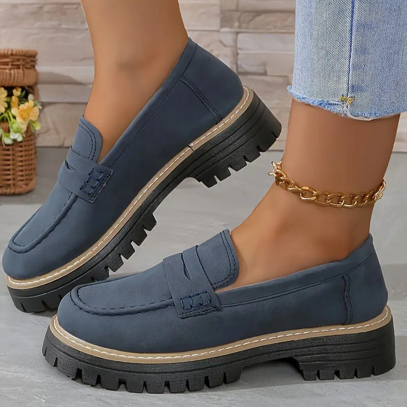 Zapatos de plataforma para mujer, informales y cómodos.