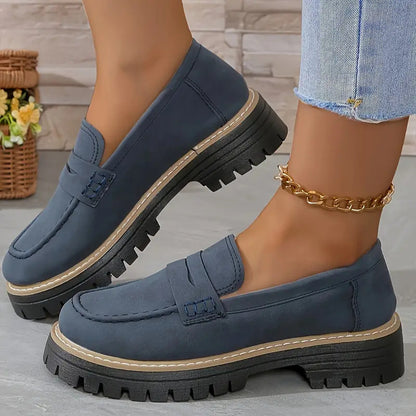 Zapatos de plataforma para mujer, informales y cómodos.